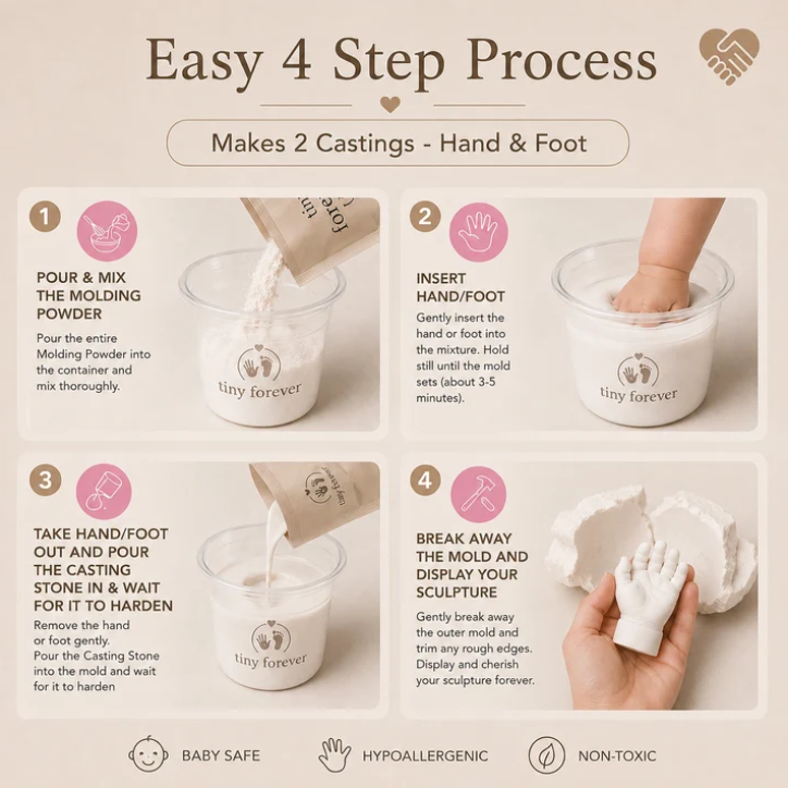Baby Hand & Foot Casting Kit
